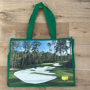 Masters Berckmans Place Green White Yellow Reusable Golf Tote Bag